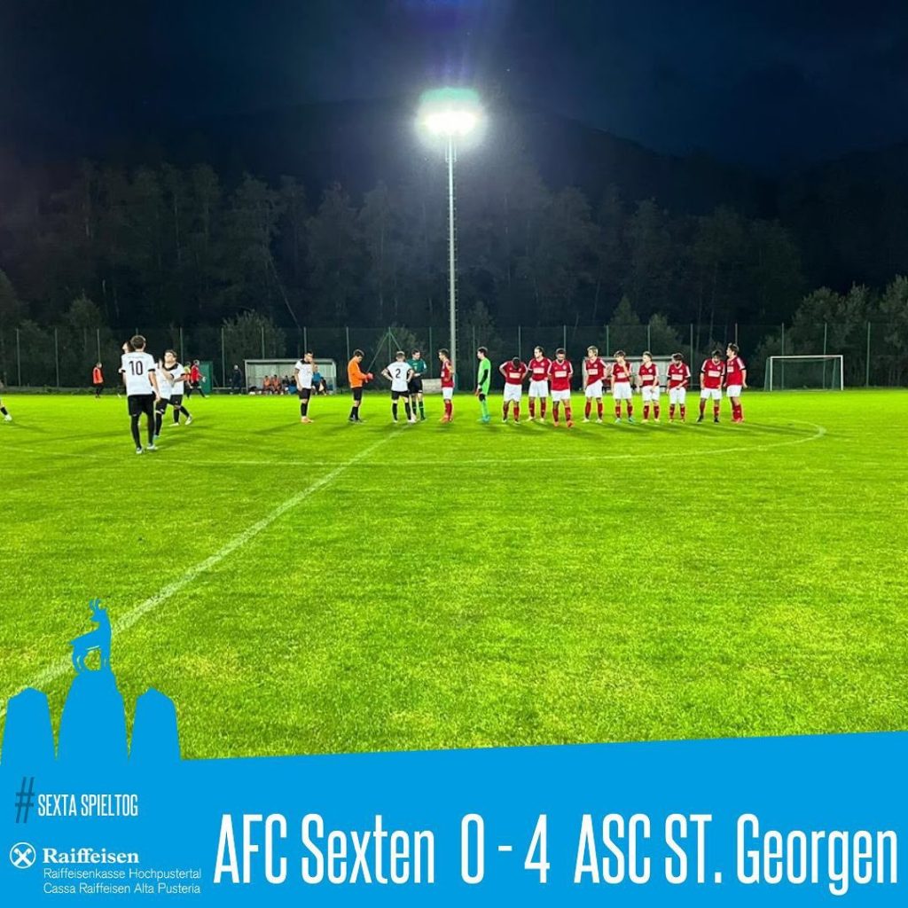 Landespokal 2. Runde: Sexten - AFC St.Georgen