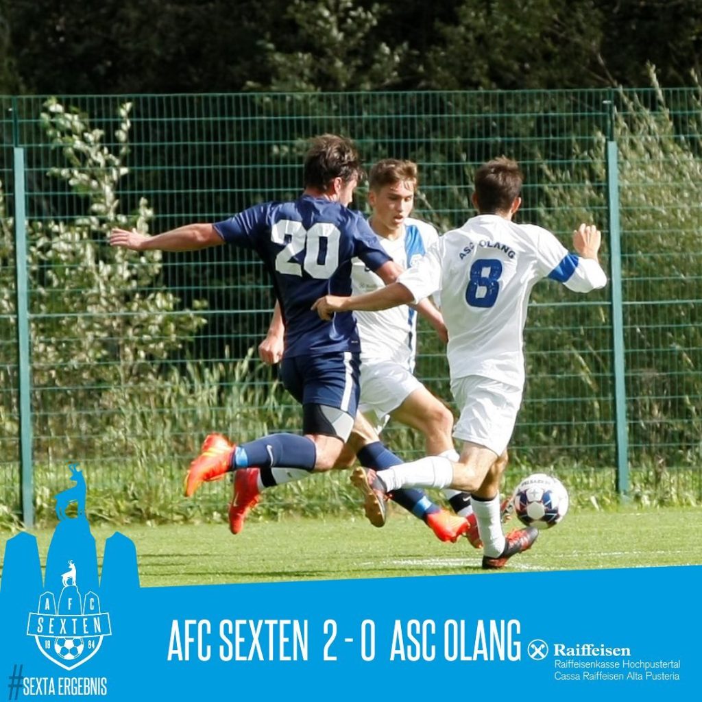 13. Spieltag: AFC Sexten - ASC Olang