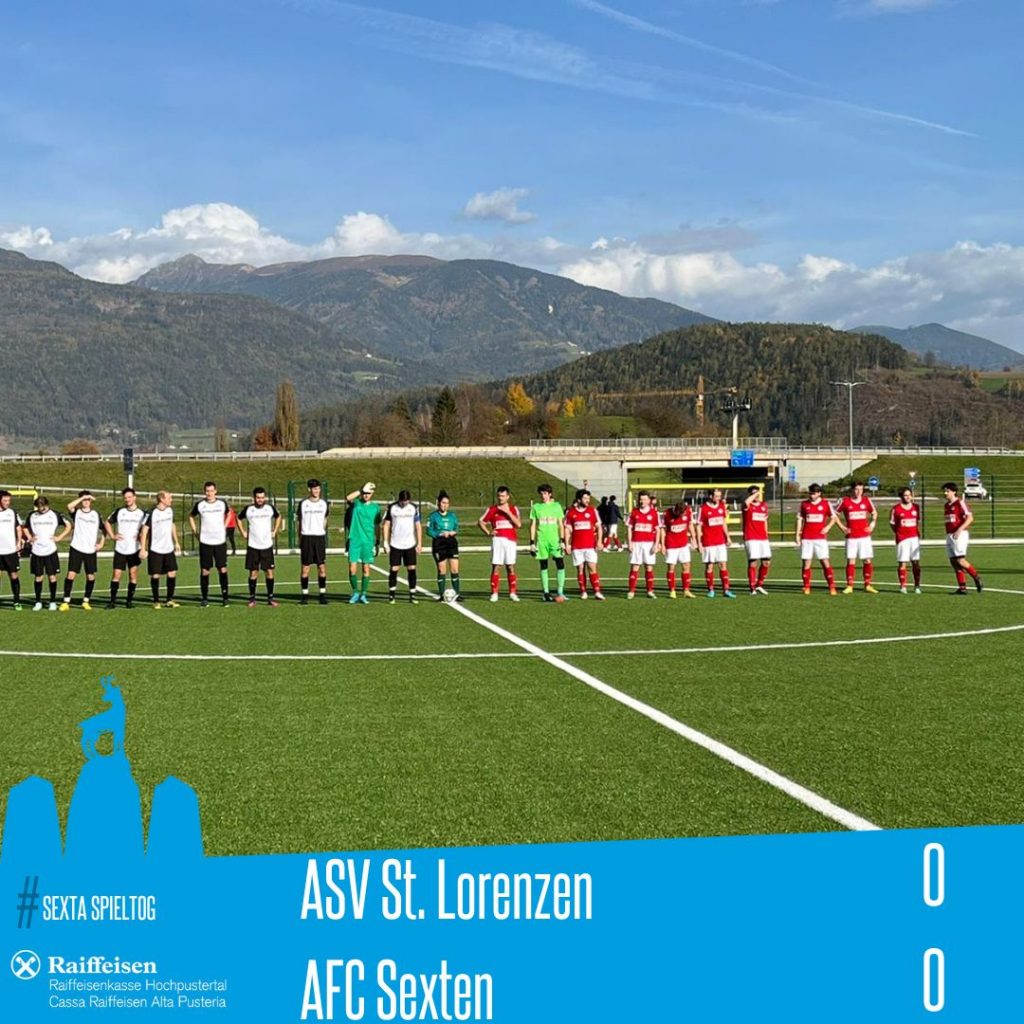 9. Spieltag: ASV St. Lorenzen - AFC Sexten